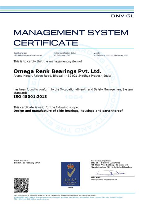 omega engineering iso certification.